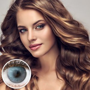 Farbige Graue Premium Kontaktlinsen Verona Gray von GLAMLENS