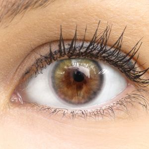 Farbige Blaue Premium Kontaktlinsen in Bianco Blue von GLAMLENS