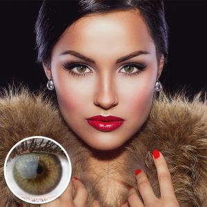 Farbige Braune Kontaktlinsen Padua Beige 