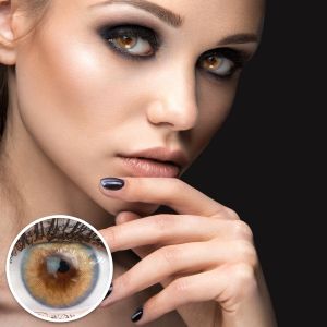 Farbige braune Kontaktlinsen Padua Choco