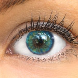 Arcos Gray graue Kontaktlinsen ohne Stärke für dunkle Augen – stark deckende Farblinsen mit kühlem Grauton und elegantem Look