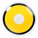 Farbige gelbe Kontaktlinsen für Cosplay und Halloween - Black Yellow von MeralenS - 1 Paar (2 Stück)