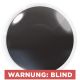 Farbige schwarze Kontaktlinsen für Cosplay und Halloween - Blind Black von MeralenS - 1 Paar (2 Stück)