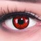  Farbige rote Kontaktlinsen für Cosplay und Halloween - Red Demon von MeralenS - 1 Paar (2 Stück)