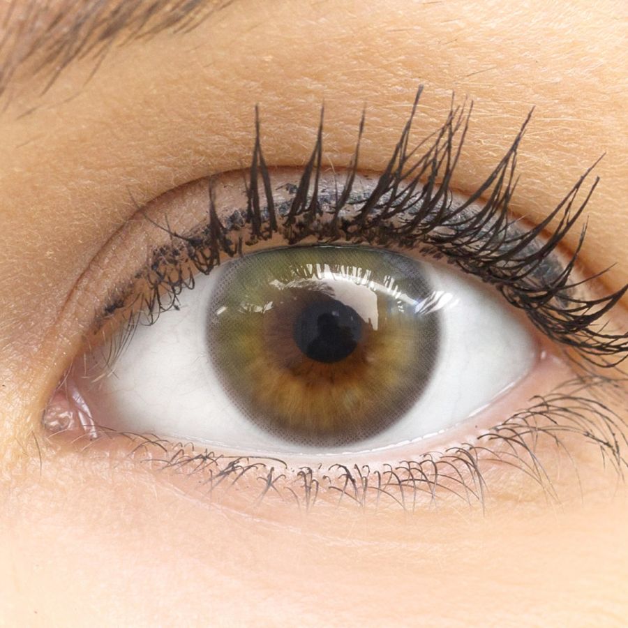Grüne Kontaktlinsen - Bardolino Green | Premium Comfort | Stark deckend | DIA 14.00 - ohne Stärke | 1 Paar (2 Stück) von GLAMLENS