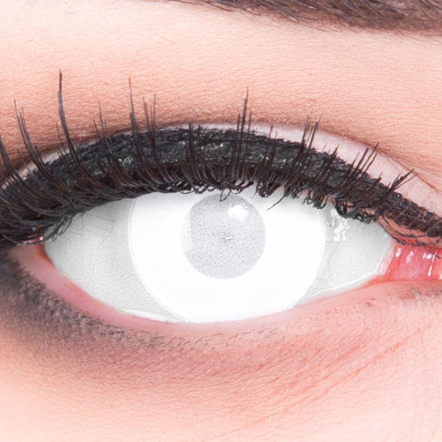 Farbige weiße Kontaktlinsen für Cosplay und Halloween - Blind Mentalist von MeralenS