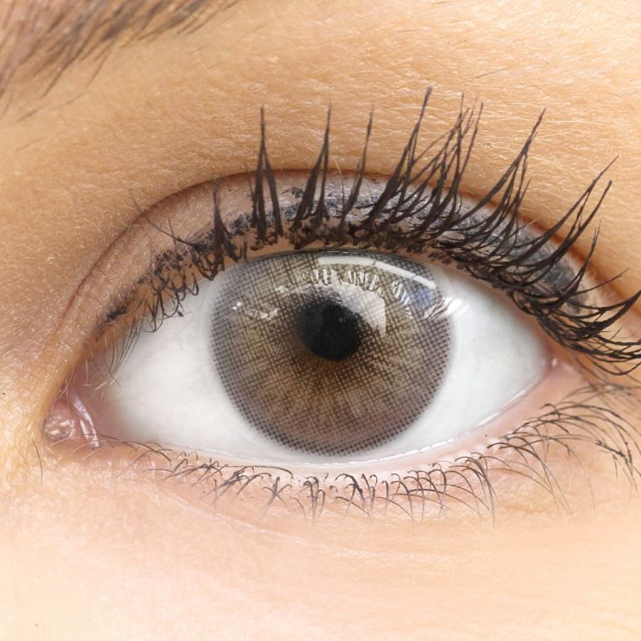 Graue Kontaktlinsen - Garda Gray | Premium Comfort | Stark deckend | DIA 14.00 - ohne Stärke | 1 Paar (2 Stück) von GLAMLENS