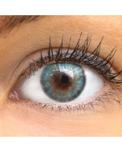 Avila Blue Blaue Kontaktlinsen - 3 Monate, Silikon Hydrogel, Natürlicher Look