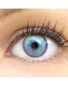 Farbige Premium Kontaktlinsen in Olbia Ash Blue von GLAMLENS