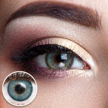 🔥Final Sale🔥 Blaue Kontaktlinsen - Bella Blue | Premium Comfort | Stark deckend | DIA 14.00 - ohne Stärke | 1 Paar (2 Stück) von GLAMLENS