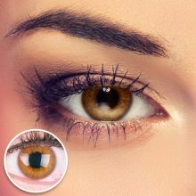 🔥Final Sale🔥 Braune Kontaktlinsen - Rose Brown | Premium Comfort | Stark deckend | DIA 14.00 - mit Stärke | 1 Paar (2 Stück) von GLAMLENS