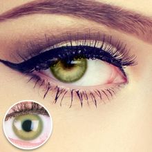 🔥Final Sale🔥 Grüne Kontaktlinsen - Alice Green | Premium Comfort | Stark deckend | DIA 14.50 - ohne Stärke | 1 Paar (2 Stück) von GLAMLENS