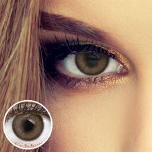 Graue Kontaktlinsen - Bari Gray | Premium Comfort | Stark deckend | DIA 14.20 - ohne Stärke | 1 Paar (2 Stück) von GLAMLENS