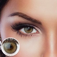 Braun Kontaktlinsen - Padua Beige | Premium Comfort | Stark deckend | DIA 14.00 - ohne Stärke | 1 Paar (2 Stück) von GLAMLENS