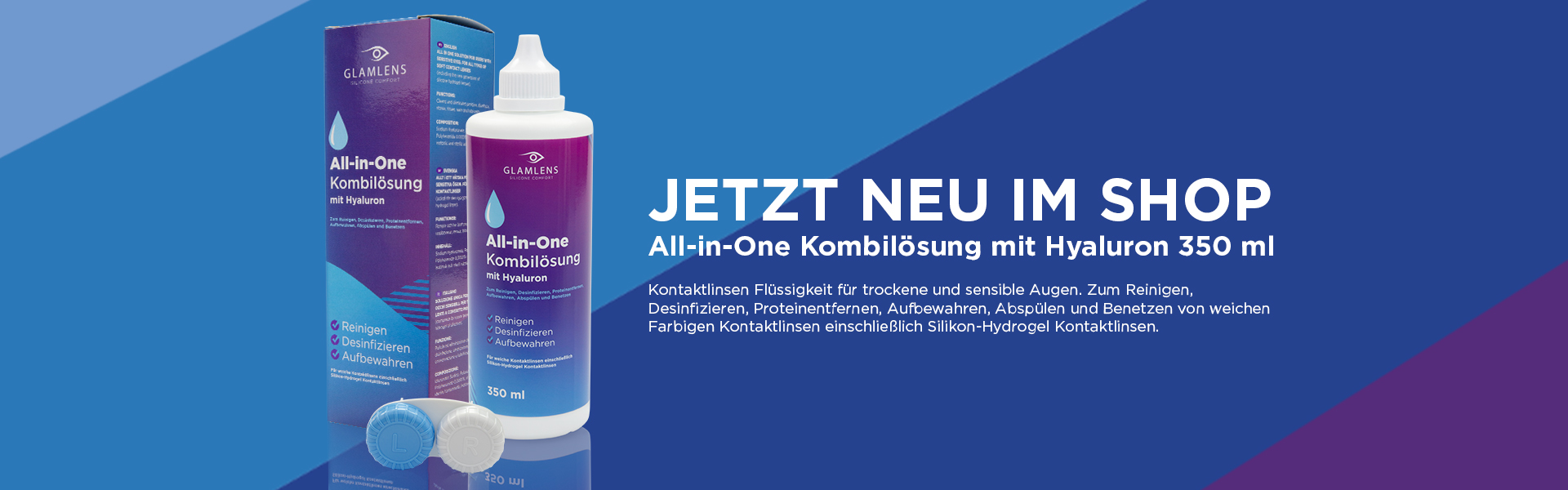 All-in-One Kombilösung mit Hyaluron 350 ml