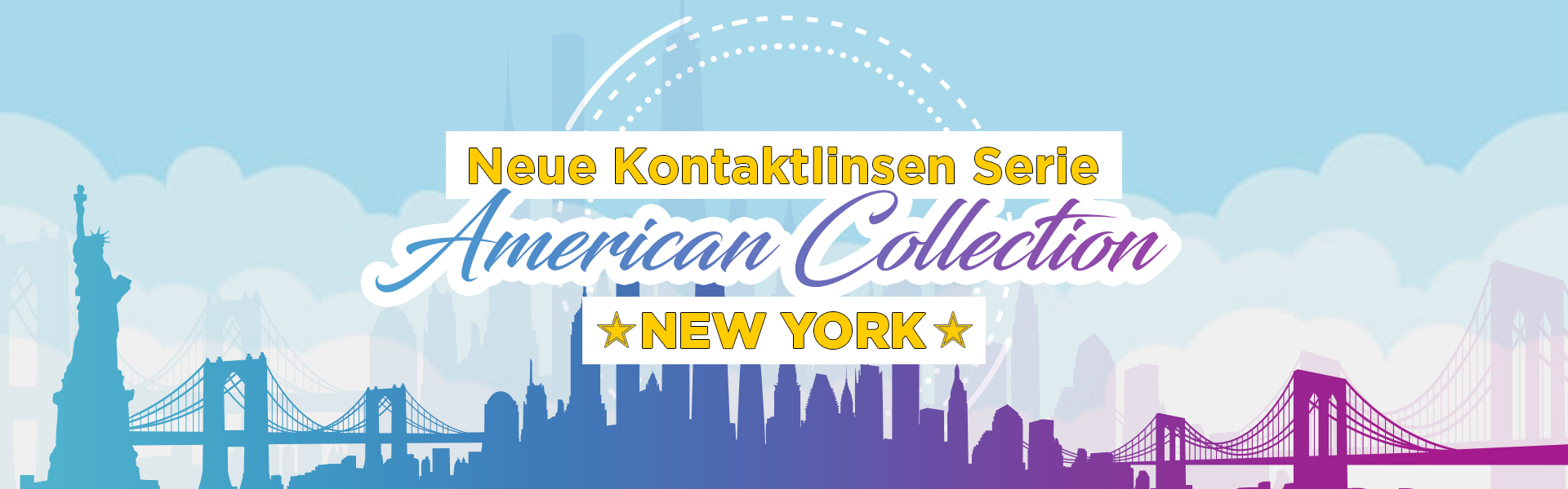 Neue Kontaktlinsenserie New York von Glamlens